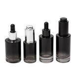 Glass Dropper Bottle Factory - 30ml Translucent Black Perfume Essential