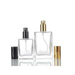 Glass Bottle Manufacturer - Custom 30ml Square with Dropper Pump