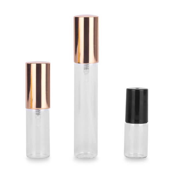 Glass Perfume Bottle Factory - 5-15ml Transparent Ball Portable Travel