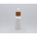 Glass Dropper Bottle Manufacturer - 5-100ml Bamboo Frosted Clear