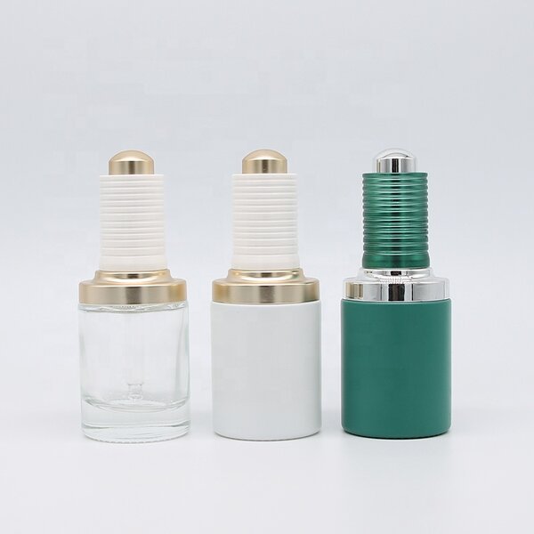 Glass Dropper Bottle Manufacturer - 30ml Flat Shoulder Skin Care