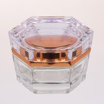Cosmetic Glass Bottle Set Manufacturer - Custom Hexagon Aluminum Pump