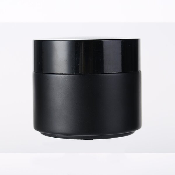 Hair Care Container Manufacturer - 15-100g Matte Glass Jar with Cap