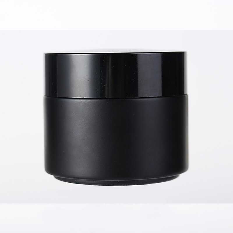 Hair Care Container Manufacturer - 15-100g Matte Glass Jar with Cap