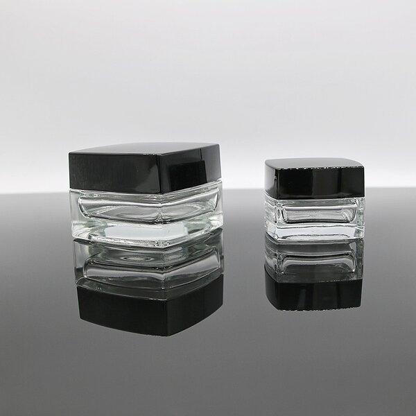 Glass Cream Can Factory - 20-50ml Super Luxurious Cube Cosmetic