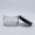 Cosmetic Containers Factory - High Quality 200ml Clear Cream Glass