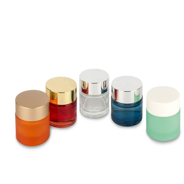 Glass Bottle Factory - OEM 50g Straight Round Cream Bottle