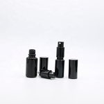 Glass Spray Bottle Supplier - 5-100ml Glossy Black Fine Mist Pump