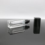 Glass Bottle Supplier - 40-120ml Rectangular High-end with Pump