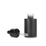 Glass Dropper Bottle Factory - 30ml Luxury Matte Black Essential Oil