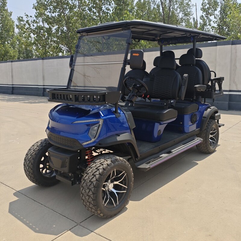 Electric Golf Cart Manufacturer - OEM/ODM 48V Lithium Battery Steel Frame Golf Cart