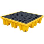 Drum Spill Pallet Manufacturer - OEM/ODM 4 Drum Leak-Proof Containment Tray
