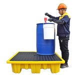 Drum Spill Pallet Manufacturer - OEM/ODM 4 Drum Leak-Proof Containment Tray