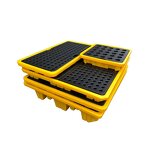 Drum Spill Pallet Manufacturer - OEM/ODM 4 Drum Waterproof Containment Pallet