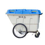 Garbage Transfer Bin Manufacturer - OEM Custom 400L 4 Wheels PP Storage Bucket