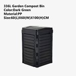 Garden Compost Bin Manufacturer - Wholesale 300L Large Outdoor Thermal Bin