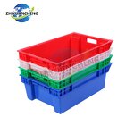 Plastic Meat Crate Manufacturer - OEM Custom Stackable Nesting Food Container