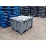 Plastic Mesh Pallet Box Manufacturer - OEM/ODM Large Size Gray Mesh Box