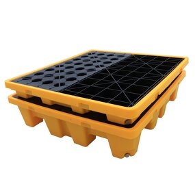 Drum Spill Pallet Manufacturer - OEM/ODM 4 Drum Waterproof Containment Pallet