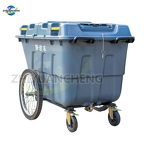 Garbage Bin Manufacturer - Factory Price 400L HDPE Wheeled Trash Bin