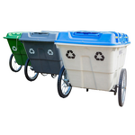 Outdoor Sanitation Bin Manufacturer - OEM/ODM 400L PP Foot Pedal Eco-Friendly Bin