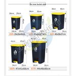 Outdoor Trash Bin Manufacturer - OEM/ODM 50L Medical Plastic Foot Pedal Bin