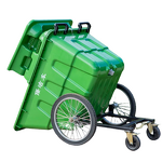 Industrial Garbage Bin Manufacturer - OEM/ODM 400L 4-Wheel Outdoor Trash Container
