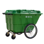 Industrial Garbage Bin Manufacturer - OEM/ODM 400L 4-Wheel Outdoor Trash Container