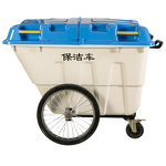 Wheeled Trash Can Manufacturer - OEM/ODM 400L Industrial Plastic Garbage Trolley