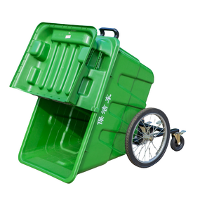 Wheeled Trash Can Manufacturer - OEM/ODM 400L Industrial Plastic Garbage Trolley
