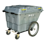 Garbage Transfer Bin Manufacturer - OEM Custom 400L 4 Wheels PP Storage Bucket