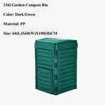 Compost Bin Manufacturer - Wholesale 300 Litres Plastic Outdoor Storage Bin
