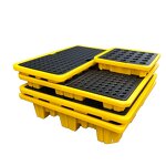 Spill Pallet Manufacturer - OEM/ODM Yellow Single IBC Bund Pallet