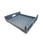 Plastic Food Crate Manufacturer - OEM/ODM PE Stackable Peach Bread Crate