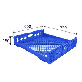 Plastic Bread Crate Manufacturer - OEM/ODM Stackable Food Grade Bakery Crate