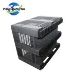 Folding Plastic Pallet Box Manufacturer - OEM/ODM 1200x1000mm with Wheels