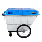 Refuse Collector Cart Manufacturer - OEM/ODM 400L Rectangular Wheelie Bin