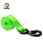 Cam Buckle Tie Down Supplier - 1-Inch Green Lashing Straps for Cargo
