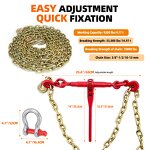 Transport Chain Manufacturer - 5/16" 3/8" G70 Alloy Steel with Clevis