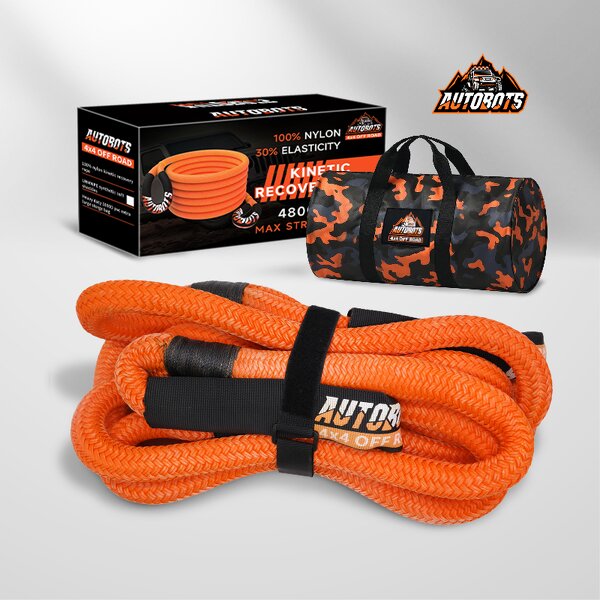 Kinetic Recovery Rope Supplier - 100% Nylon Emergency Traction Rope