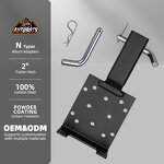 Trailer Hitch Winch Mount Manufacturer - 2" Receiver 3500lbs Capacity
