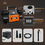 Tire Air Compressor Supplier - 12V Double Cylinders Digital Display