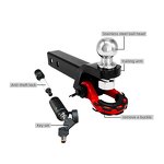 Hitch Receiver Manufacturer - Heavy Duty Forged Bow Shackle with D Ring