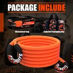Kinetic Tow Strap Manufacturer - 1"x20ft 16000LBS with Soft Shackle