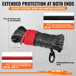 Synthetic Winch Rope Manufacturer - 12 Strand Polymer Polyethylene Hook