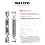 Galvanized Turnbuckle Manufacturer - Din1480 Drop Forged M12 Clevis Jaw