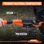 Kinetic Recovery Rope Supplier - 100% Nylon Emergency Traction Rope