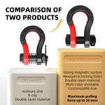 Tow Bar D Ring Shackle Factory - Carbon Steel Forged Split Shackle