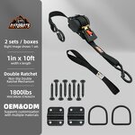 Ratchet Tie Down Strap Manufacturer - 1 Inch Heavy Duty Polyester Material