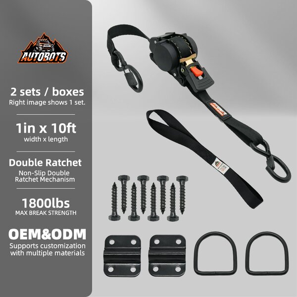 Ratchet Tie Down Strap Manufacturer - 1 Inch Heavy Duty Polyester Material